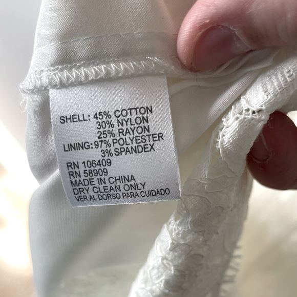 Preston York White Lace Dress - Picture 5 of 5